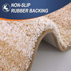 OLANLY Bathroom Runner Rug 47x20, Extra Soft Absorbent Microfiber Bath Rugs - Image 4
