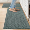 COSY HOMEER Kitchen Rugs Sets of 2 Non-Slip Washable,48x20Inch/30X20Inch by COSYHOMEER