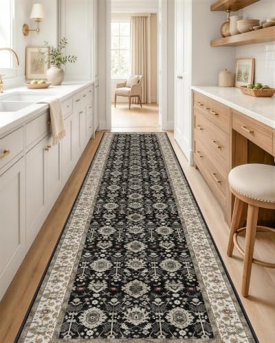 OLANLY 2x10 Washable Runner Rug, Soft Non Slip Carpet for Hallway Kitchen by OLANLY