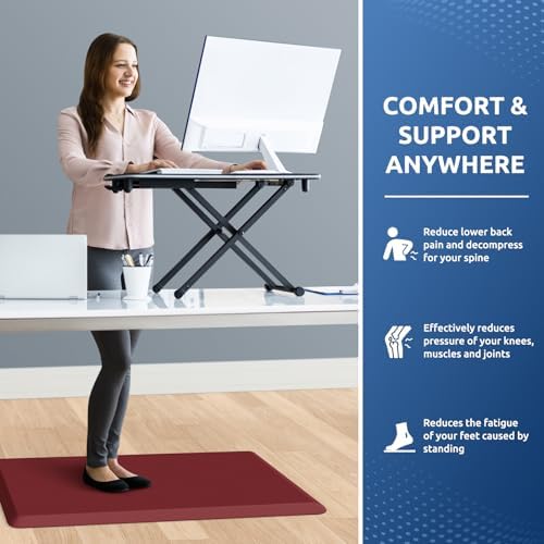 0.8" Thick Kitchen Mat Cushioned Anti Fatigue Rug Comfort Floor Mats - Image 4