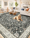 OLANLY 6x9 Washable Area Rug, Soft Non Slip Carpet for Bedroom Living Room by OLANLY