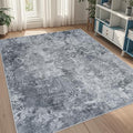 Aelenmu 5x8 Area Rugs for Living Room Washable Bedroom Dining Room Black by Aelenmu
