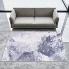 Ompaa Living Room Rug 5x7 Light Grey Area Rug Machine Washable Boho Rug Non Slip Abstract Vintage Indoor Large Rugs for Bedroom, Classroom, College Dorm, Farmhouse, Dining Room, Kids Playroom - Image 5