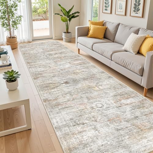 2'6 x 10' Runner Rug Non Slip,Washable Kitchen Rugs,Green - Image 5