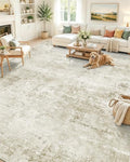 OLANLY 9x12 Washable Area Rug, Soft Non Slip Carpet for Bedroom Living Room by OLANLY