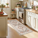 Yamaziot Washable Runner Rug, 2x6 Non-Slip Boho Vintage Hallway Kitchen Rug - Image 6