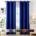 MIULEE Blackout Curtains for Bedroom 2 Panels 40 x 72 Inch Long Royal Blue by MIULEE