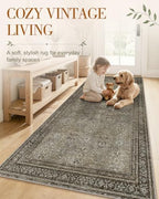 OLANLY 2x3 Washable Small Rug Non Slip Indoor Door Mat for Entryway Bedside - Image 3