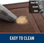 OLANLY Front Door Mat Outside 35x23, All-Season Heavy-Duty Rubber Doormat - Image 5