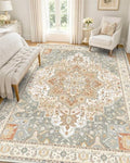 OLANLY 5x7 Washable Area Rugs, Soft Non Slip Carpet for Bedroom Living Room by OLANLY
