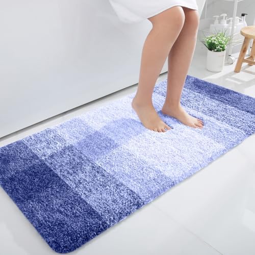 OLANLY Bathroom Runner Rug 47x24, Extra Soft Absorbent Microfiber Bath Rugs by OLANLY