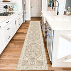 Yamaziot Washable Runner Rug, 2x10 Non-Slip Boho Hallway Kitchen Rug by Yamaziot
