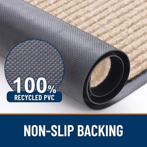 OLANLY Front Door Mat 47x34, Waterproof Heavy-Duty Indoor Outdoor Doormat - Image 3