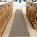 SUMLANS Kitchen Mat for Floor, Washable Non Slip Rug, Brown by SUMLANS