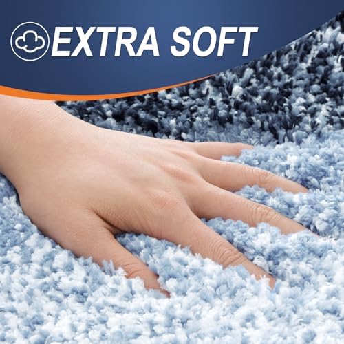 OLANLY Bathroom Runner Rug 44x24, Extra Soft Absorbent Microfiber Bath Rugs - Image 2
