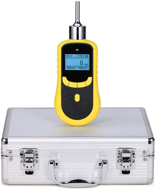 ATO Portable Hydrogen Gas Leak Detector 0 to 500 ppm, H2 Gas Monitor with Sound and Light Alarm