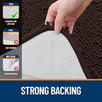 OLANLY Bathroom Runner Rugs 47x24, Extra Soft Absorbent Chenille Bath Rugs - Image 6