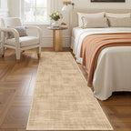 2x8 Runner Rug Non Slip,Washable Hallway Runner Rug,Brown - Image 5