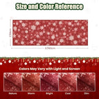 2x6 Christmas Runner Rug for Hallway,Washable Kitchen Rugs,Red - Image 2