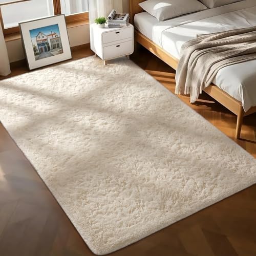 Ophanie 6x9 Area Rugs,Upgrade Non-Slip Fluffy Soft Rugs for Living Room,Large Shag Ivory Fuzzy Plush Rug,Shaggy Big Carpets for Bedroom,Kids Boys Girls Dorm Nursery Decor with Over 99 pcs Pile fibers - Image 6