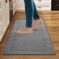 Kitchen Mats for Floor, Non Slip Kitchen Rugs, 17x30 Grey by QiCaiJia