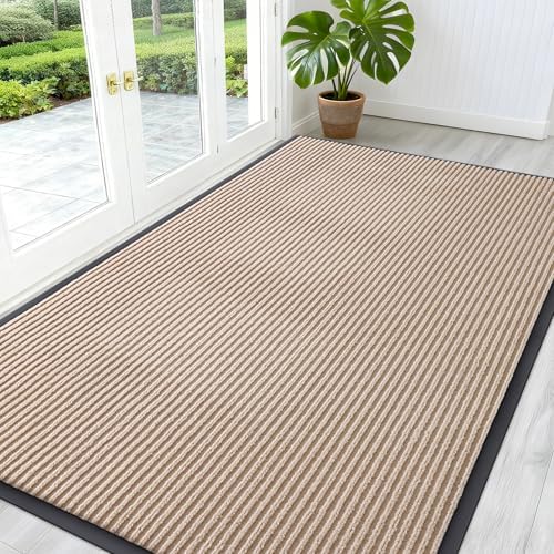 OLANLY Front Door Mat 59x34, Waterproof Heavy-Duty Indoor Outdoor Doormat by OLANLY