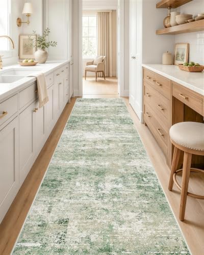 OLANLY 2x10 Washable Runner Rug, Soft Non Slip Carpet for Hallway Kitchen by OLANLY