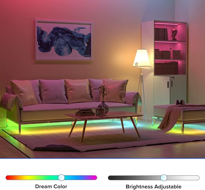 BTF-LIGHTING RC09RFB & C05RF RF 2.4GHz Wireless Tuya Controller Kit Magnetic Wall-Mounted, Dim Brightness/Color,Touch Slide Control for PWM(+ R G B W W) 6PIN SMD FCOB RGBCCT LED Strip DC5V DC12V DC24V