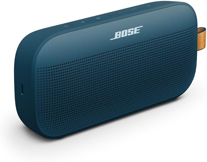 Bose SoundLink Flex Bluetooth Speaker (2nd Gen) - Portable Outdoor Speaker with Hi-Fi Audio, Waterproof and Dustproof, USB-C, Up to 12 Hours Battery Life, Twilight Blue - Limited Edition Color