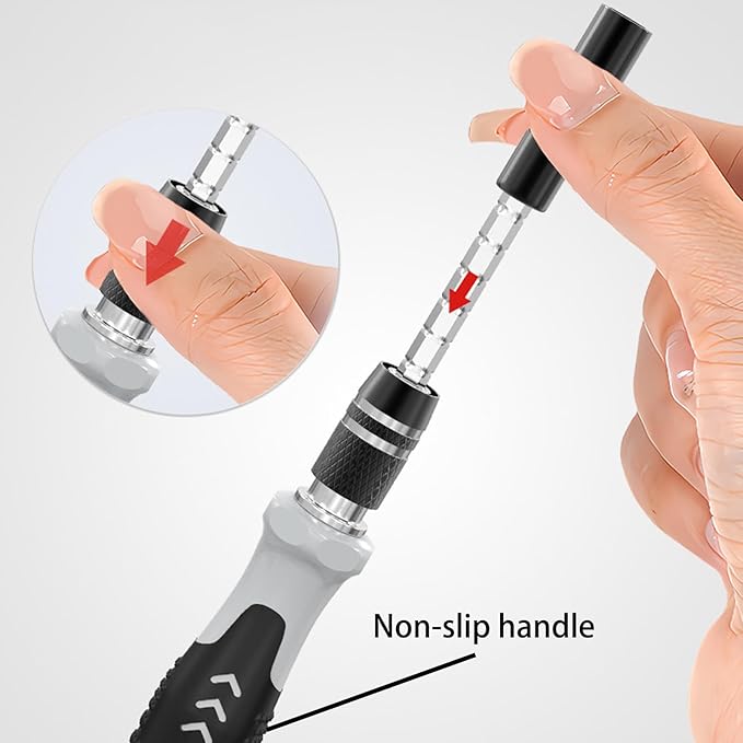 Sipery 122 in 1 Precision Screwdriver Set Magnetic Professional Computer Repair Tool Kit Small Electronic Screwdriver Set for Phone, PC, Watch, Game Console, Tablet, Camera, Modding, and DIY Projects