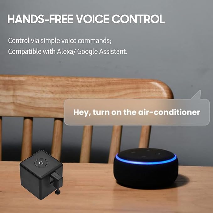 Irfora Mini BT Fingerbot Home Automation Controller with Touch Button APP Control Voice Control Schedule Timer Fingerbot Home Appliances Switch Pusher Smart Controller (BT Gateway Required)
