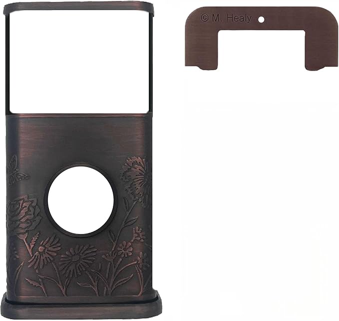 Garden Video Doorbell Cover (Compatible with Ring Battery Doorbell - 2024 Release) (Oiled Bronze)