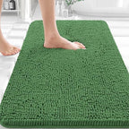 OLANLY Bathroom Rugs 36x24, Extra Soft Absorbent Chenille Bath Rugs by OLANLY