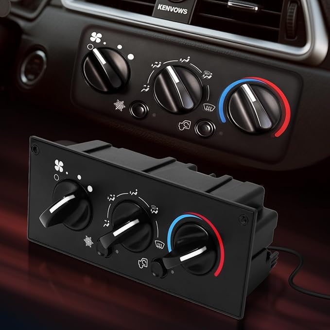Front Climate Control Module 599-5511 Heavy Duty AC Control Panel Compatible with 2002-2006 Kenworth W900 T800 T600A C500 T300