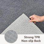 2x3 Grey Blue/White Area Rug Washable Non-Slip Soft for Entryway Front Door - Image 6