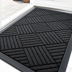 OLANLY Front Door Mat Outside Entrance 33x21, Waterproof Heavy-Duty Doormat by OLANLY