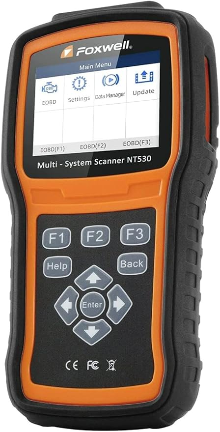 FOXWELL NT530 for GM Chevrolet - All Systems, All Maintenance Service - Bidirectional Diagnostic Tool - OBD2 Scanner - Code Reader ABS Bleed SRS Airbag SAS TPMS TPS EPB Oil