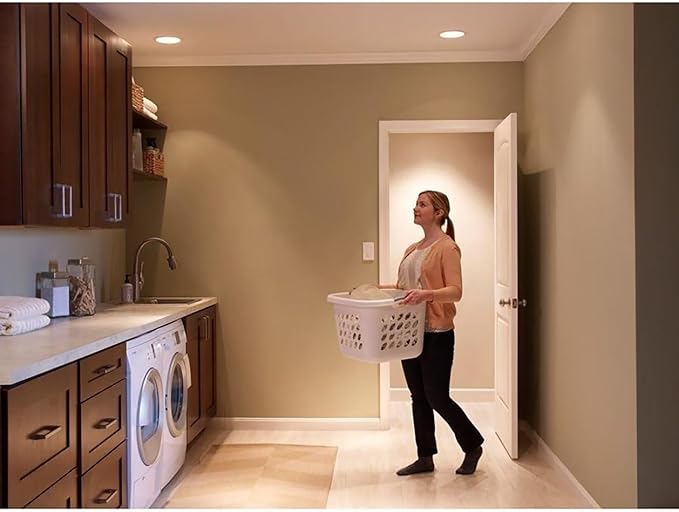 Lutron Maestro Motion Sensor Light Switch Indoor for Bathroom, Garage, Laundry Room, Closet, Occupancy Sensor Light Switch, Single-Pole, No Neutral, MS-OPS5M-IV