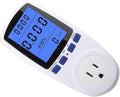 Klanata LCD Display Digital Power Meter, Voltage Monitoring with Overload, Wattage and KWH Measurement for Home Energy Efficiency
