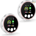 2 Pack 4-in-1 Carbon Monoxide Detectors &Natural Gas Leak Detector, Portable Carbon Monoxide Detectors Plug in & Battery Backup - Hotel and Travel Safety, RV, Home