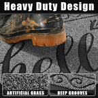 Yimobra Welcome Mats for Front Door 36x24, Heavy Duty Waterproof Outdoor Door Mat Outside Entrance, Non-Slip Low Profile Indoor Entryway Mat for Garage Patio, Black Gray - Image 2