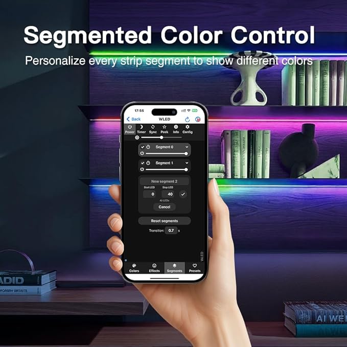 Sogledwow Elite Series ESP32 WLED LED Strip Controller Dynamic Mic Sound Reactive 20A Fuse Level Shifter UART Energy Save Relay for WS2811 WS2812 SK6812 WS2813 WS2815 Addressable RGB IC Strip