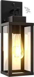 Kainozoic Motion Sensor Dawn to Dusk Outdoor Sensor Light Fixture Anti-Rust Exterior Wall Lighting Waterproof Outdoor Wall Lantern for Porch Patio Front Door Garage