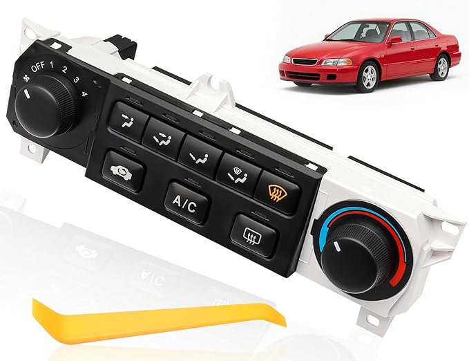 79600-S84-A01ZA Heater Climate Control Switch Compatible with 1998-2004 Honda Odyssey, 1998-2000 Honda Accord 2.3L L4/3.0L V6 AC Control Panel, 79600S84A01ZA 599-268 HVAC Control Panel
