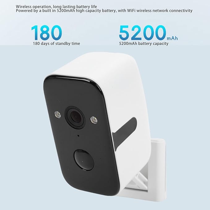 LICAEVEY 2K Security Camera with AI Human Detection, 1080P HD Pan Tilt View and Magnetic Mount for Indoor Outdoor Home Monitoring