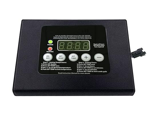 Digital Control Panel for masterbuilt, with LED Digital Display, Compatible with Masterbuilt ESQ30B, ESQ30S, 20070106 and Other Smoker Grill Models，Part Number：990050048