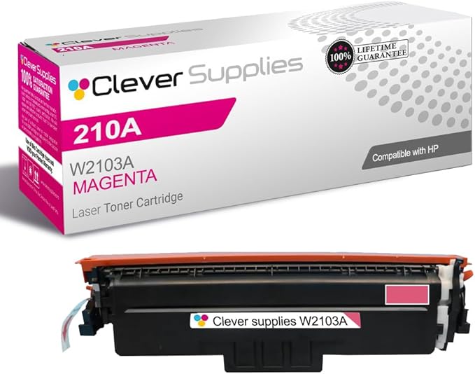 CS Replacement Compatible with HP 4301fdwe Toner Cartridge W2103A to use with Color Pro 4201dn 4201dne 4201dw 4201dwe MFP 4301dw MFP 4301fdwe (Magenta, 1-Pack)