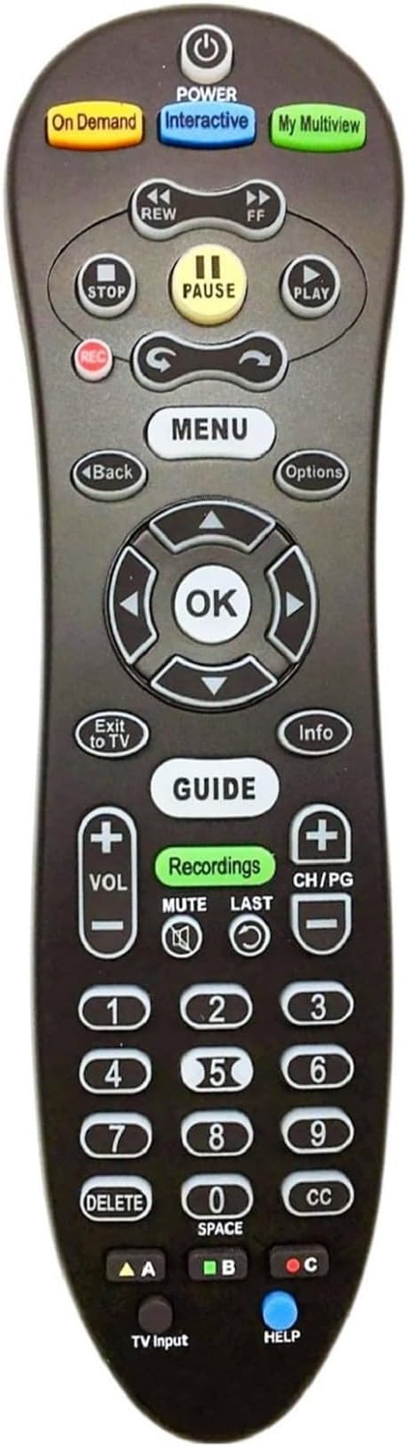 Universal TV Remote Control Replacement S30-S1B, Easy Setup Universal Remote for for AT&T and TV, Wide Compatibility Remote Control for Home Entertainment Devices