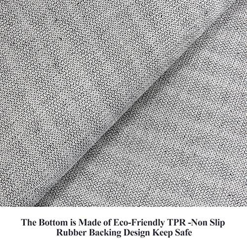 Hallway Washable Runner Rug - 2x10 Kitchen Rugs Entryway Rug Runner Vintage Soft Floor Mat Non Slip Indoor Farmhouse Carpet for Bathroom Living Room Bedroom (2 X 10, Blue) - Image 5