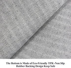 Hallway Washable Runner Rug - 2x10 Kitchen Rugs Entryway Rug Runner Vintage Soft Floor Mat Non Slip Indoor Farmhouse Carpet for Bathroom Living Room Bedroom (2 X 10, Grey) - Image 5